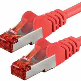 Câble Ethernet Cat 6 S-FTP 2 mètres rouge